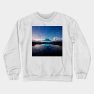 Mount Fuji Landscape Crewneck Sweatshirt